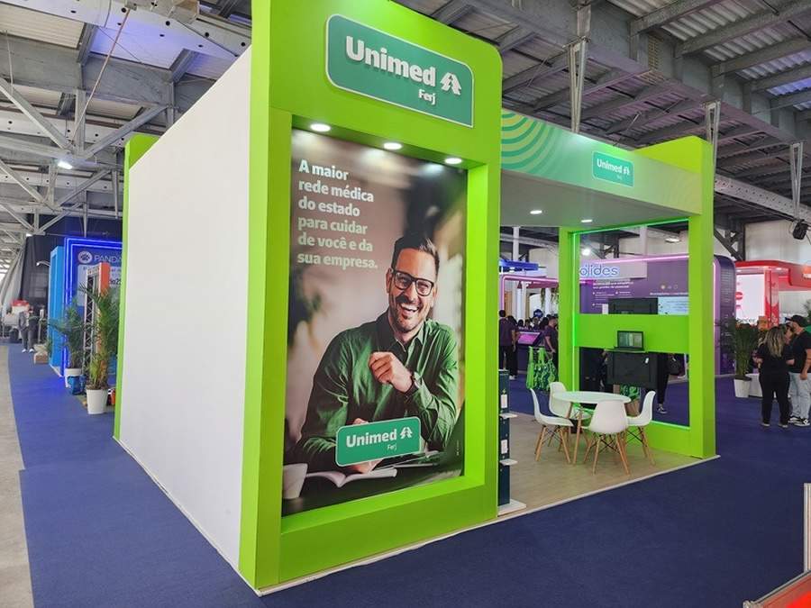 Estande da Unimed Ferj no RHRio 2025