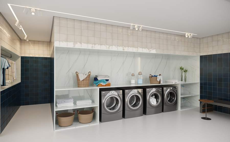 A Opus Incorporadora ter&aacute; lavanderia para uso compartilhado entre seus moradores do Gyro Ricardo Paranhos e do Gyro O2 - Divulga&ccedil;&atilde;o Opus Incorporadora