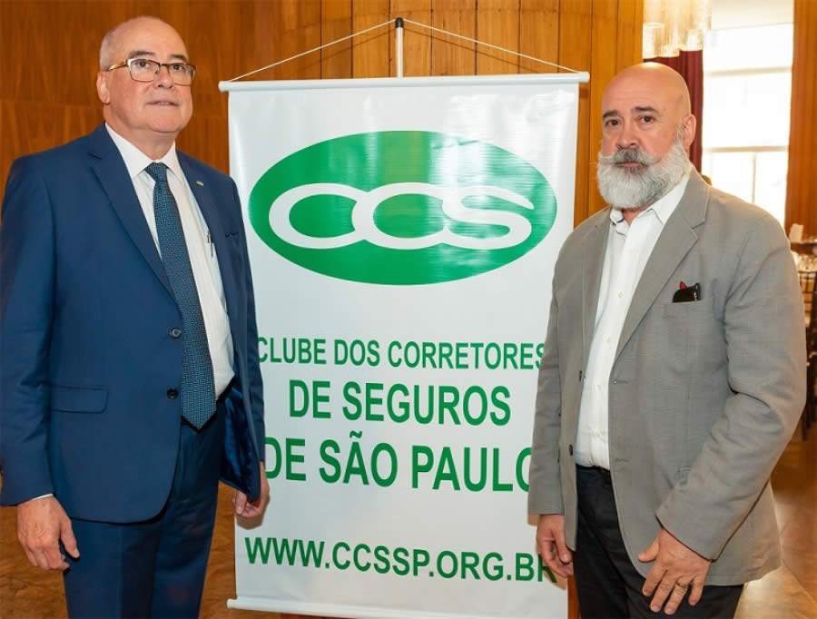 Evaldir Barboza de Paula (CCS-SP) e Ronaldo Megda (Grupo Tracker)