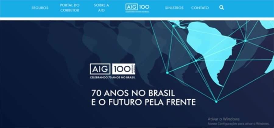 AIG comemora 70 anos de opera&ccedil;&atilde;o no Brasil e lan&ccedil;a site com sua vis&atilde;o de futuro e inova&ccedil;&atilde;o