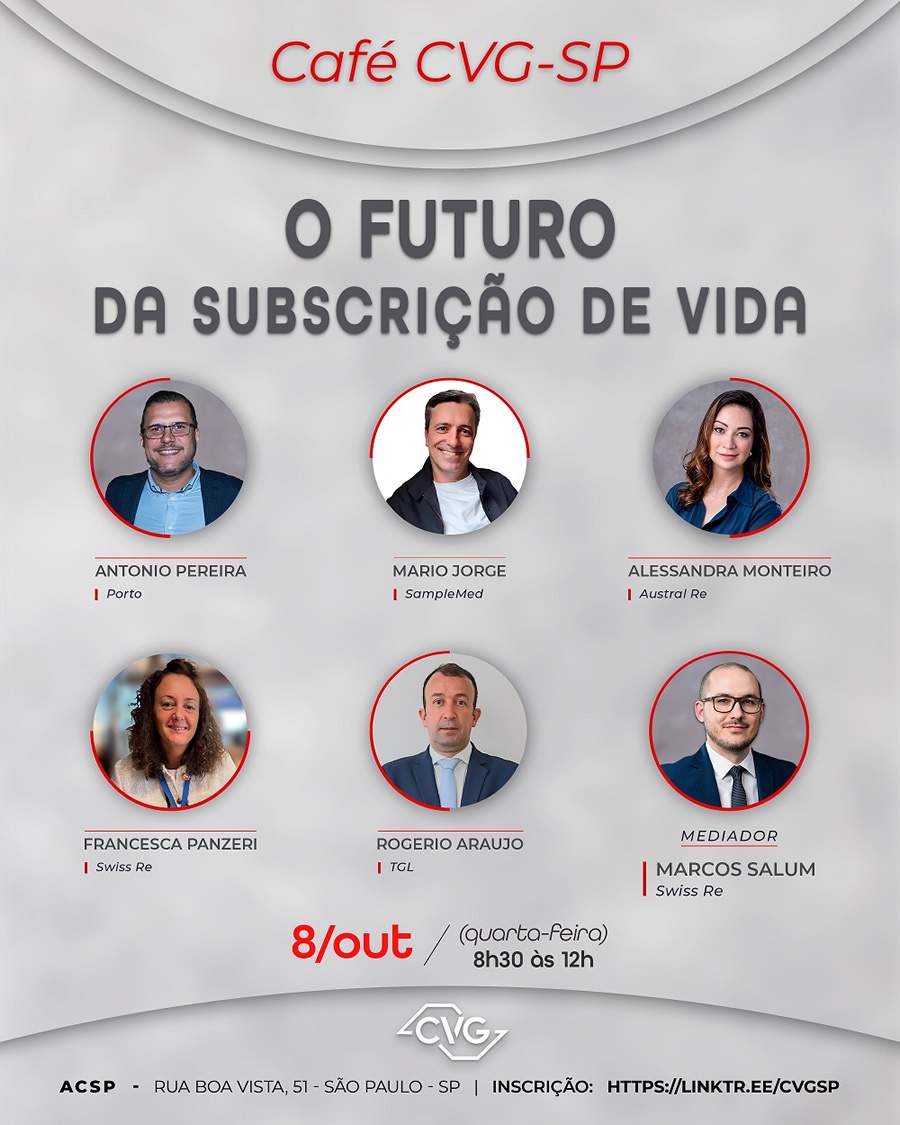 Café CVG-SP - O Futuro da Subscrição de Vida