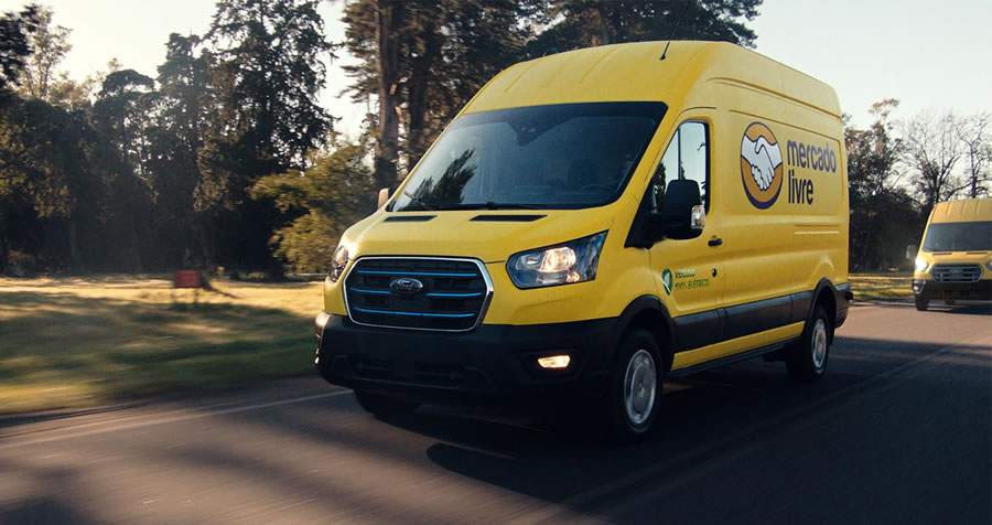 Ford E-Transit lidera o segmento de ve&iacute;culos comerciais el&eacute;tricos