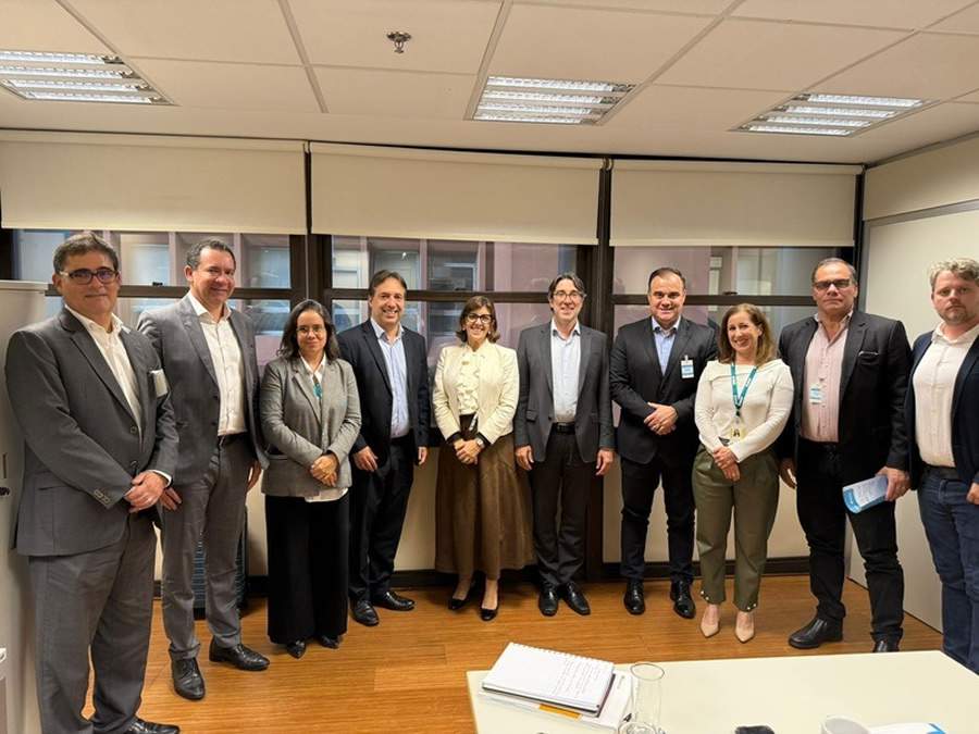 Participantes de reunião na Susep