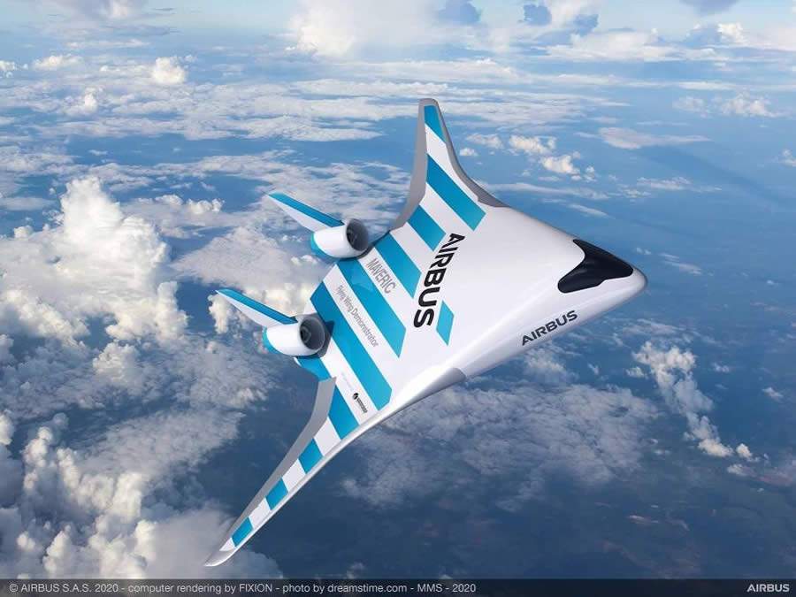 Airbus revela Maveric, sua aeronave de asa fixa