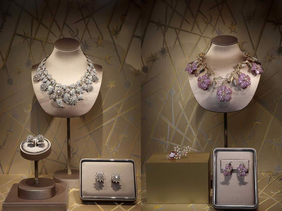 Tiffany&amp;Co._Exposi&ccedil;&atilde;o da cole&ccedil;&atilde;o Blue Book 2021_Colors of Nature em Xangai, China