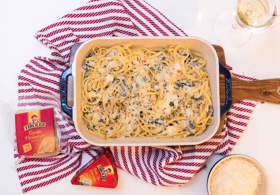 Talharim com Gorgonzola e Azeitonas - Divulgação Tirolez