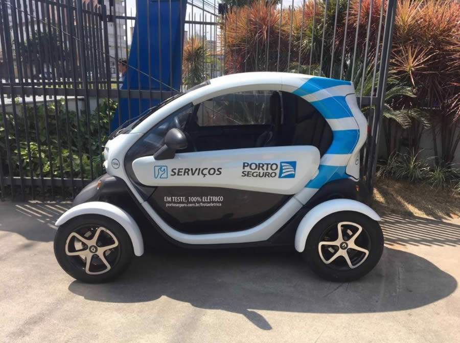 Porto Seguro conta com carro 100% el&eacute;trico para atendimento em Santos