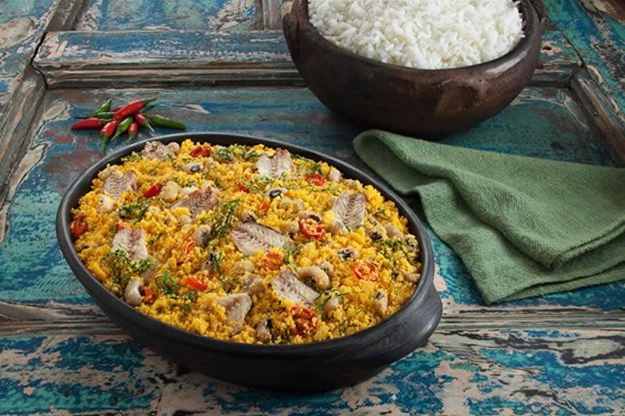 Farofa De Sardinha Com Couve