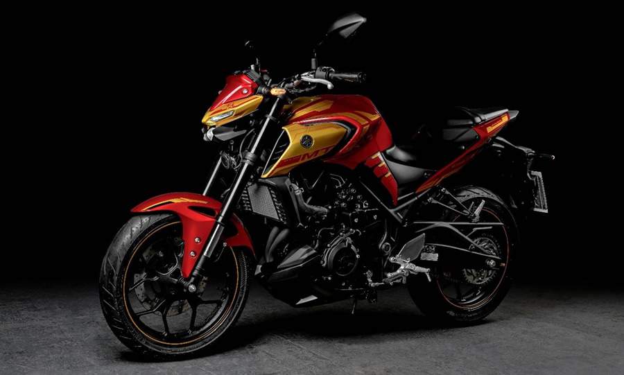 YAMAHA d&aacute; continuidade &agrave; Collab com Marvel e lan&ccedil;a MT-03 Homem de Ferro