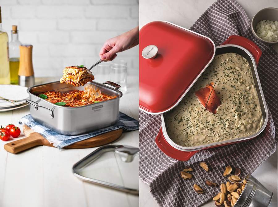 RECEITAS: duas opções de lasanha da Tramontina