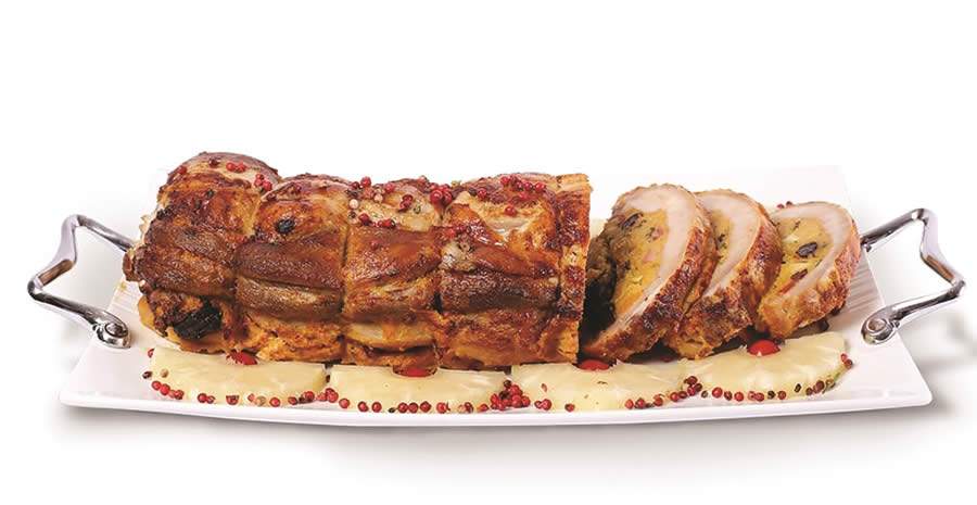 Lombo recheado à moda Dom Bosco