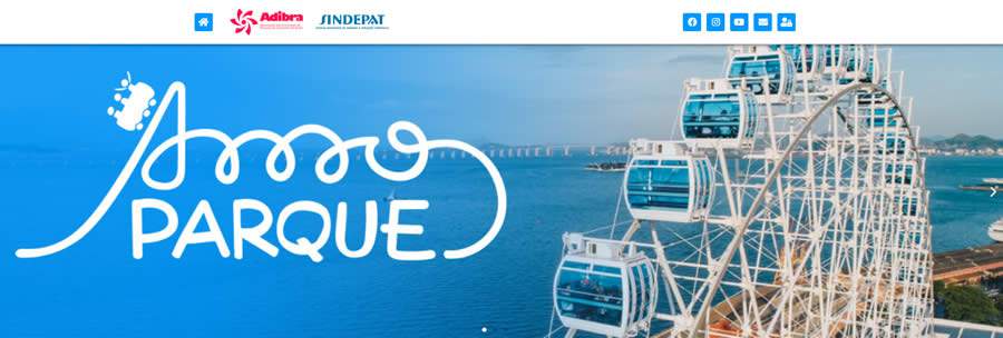 Adibra e Sindepat lan&ccedil;am novo site para os apaixonados por parques de divers&otilde;es e atra&ccedil;&otilde;es tur&iacute;sticas