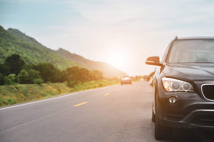 car-parked-road-small-passenger-car-seat-road-used-daily-trips