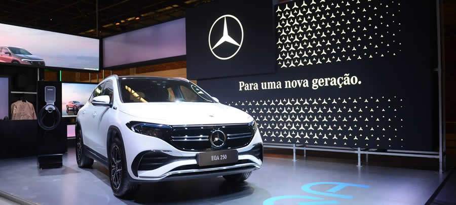 Mercedes-Benz inova com estande sustent&aacute;vel em principal evento fashion do pa&iacute;s