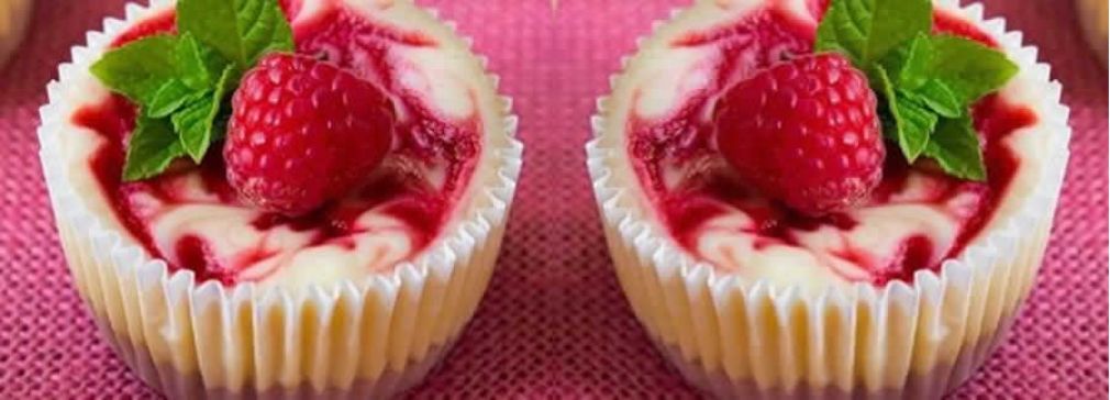 Dica de receita Mondial: Cupcake de Cheesecake de Framboesa