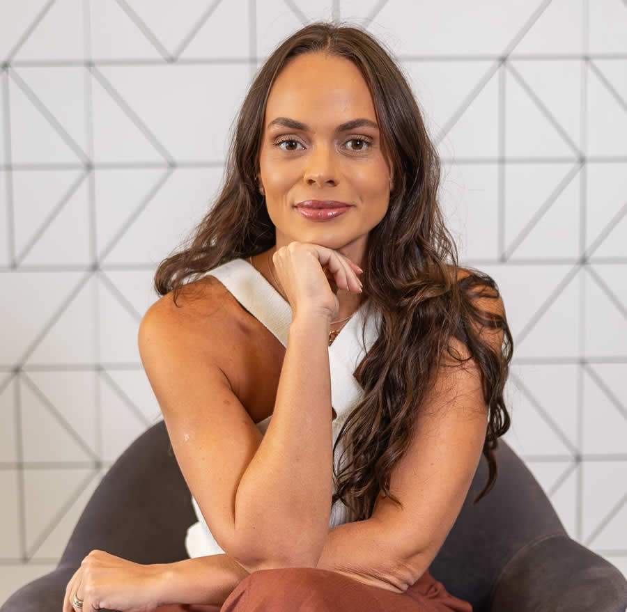 Isis Abbud, cofundadora e Co-CEO da Qive. Cr&eacute;dito da imagem Diego Peterson