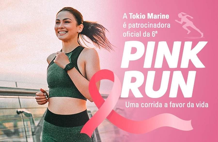 TOKIO MARINE patrocina 6&ordf; edi&ccedil;&atilde;o da corrida Pink Run