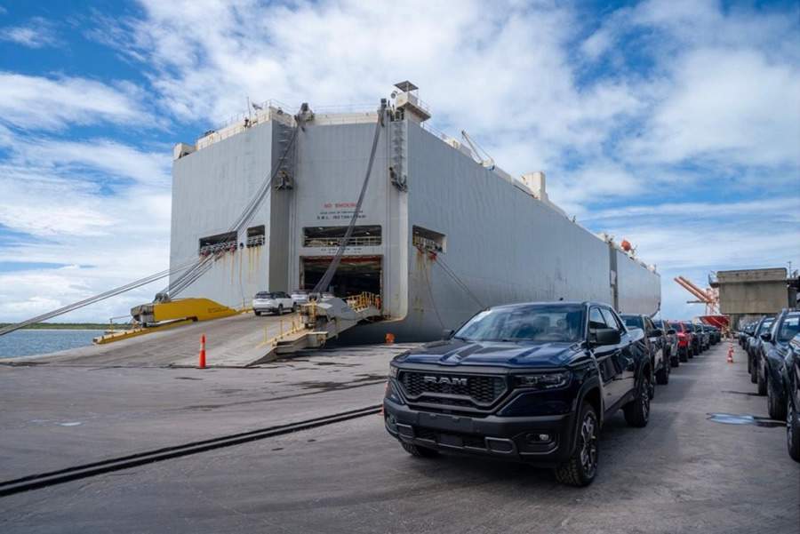 Stellantis inicia exportação da picape Rampage para a Europa