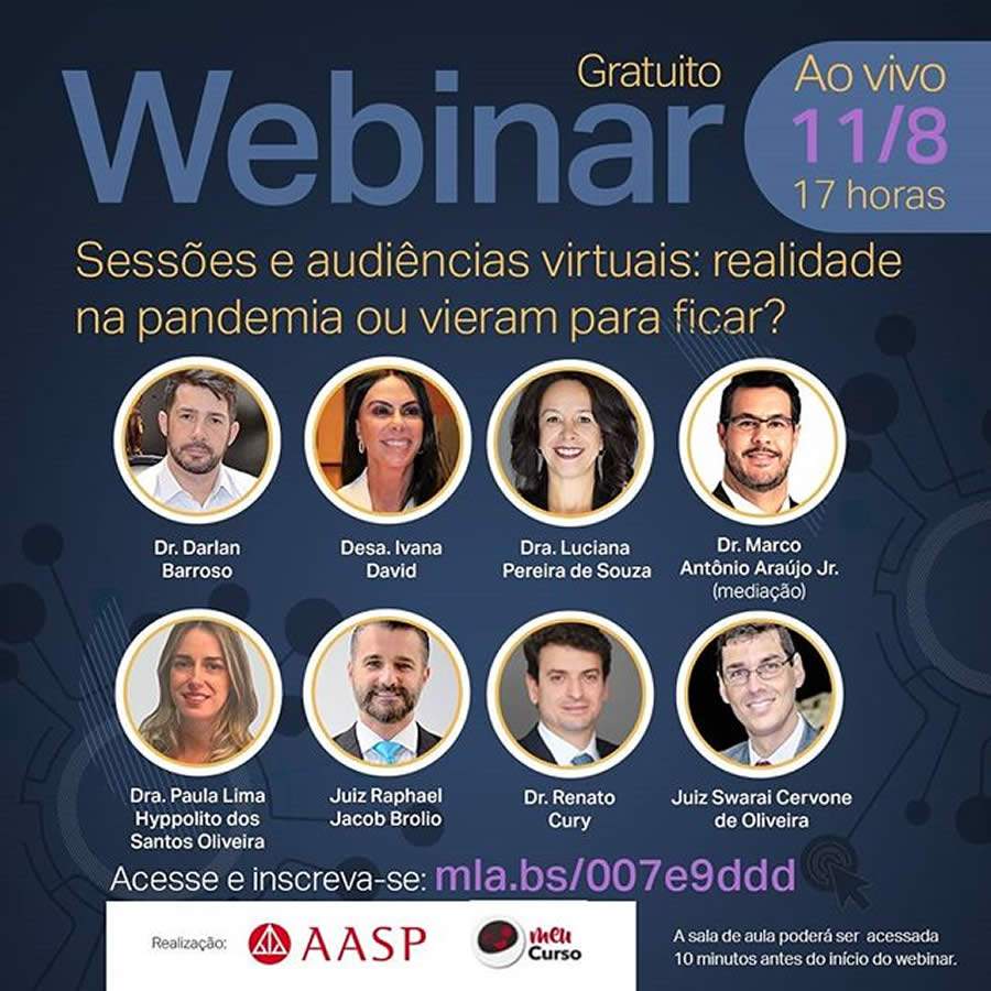 Sessões e audiências virtuais: realidade na pandemia ou vieram para ficar?
