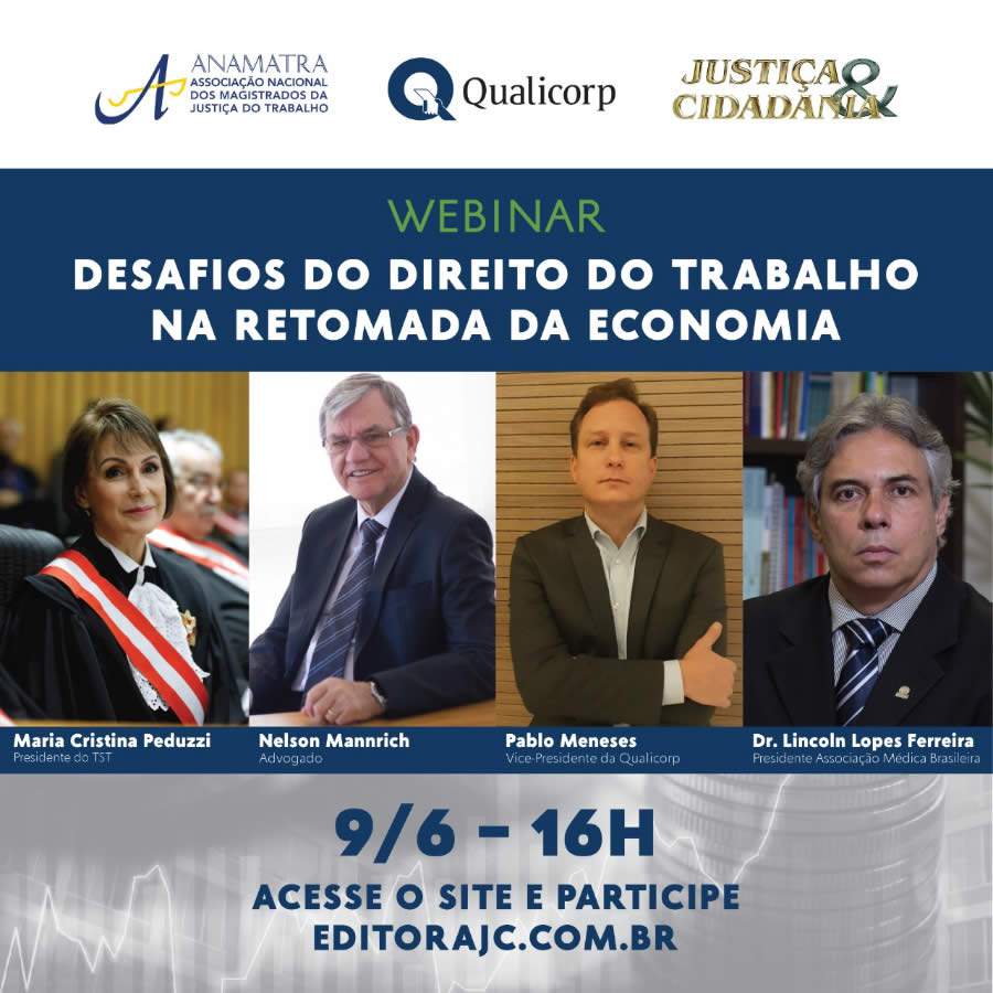 Qualicorp participa de webinar sobre os desafios do Direito do Trabalho na retomada da economia