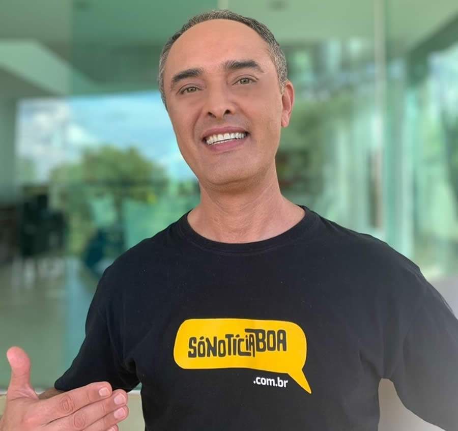 Rinaldo de Oliveira, fundador do S&oacute; Not&iacute;cia Boa. FOTO ACERVO PESSOAL, via Ag&ecirc;ncia Educa Mais Brasil