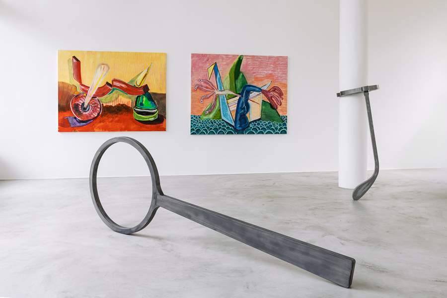  Vista da mostra “Nítido &amp; Obscuro” de Diogo Bolota na Objeto Particular - Leandro Furini / Divulgação