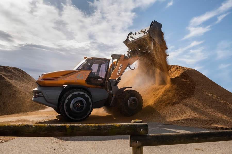 CASE recebe o prêmio Good Design 2019 com a pá carregadeira conceito movida a metano