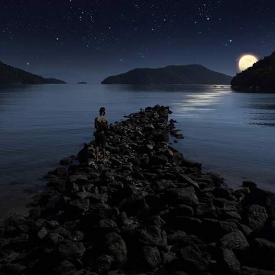  Betina Samaia - Noturno Paraty Mirim - O &Iacute;ndio e a Lua