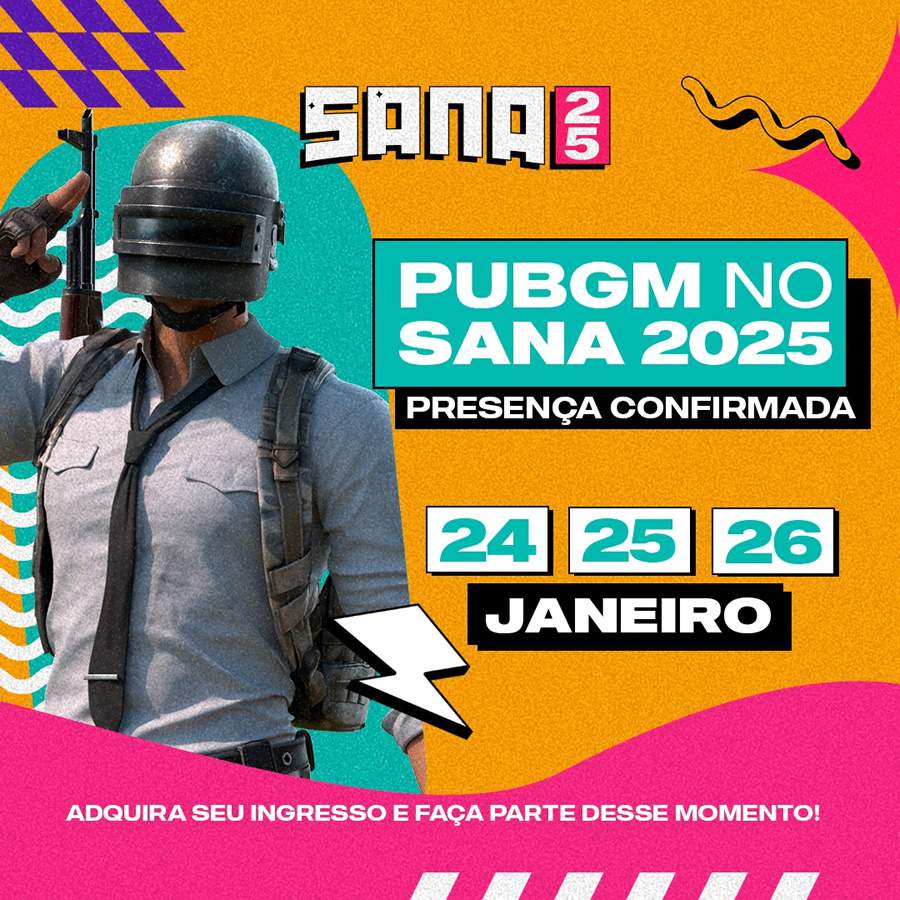 Pubg Mobile Marca Presença no SANA 2025