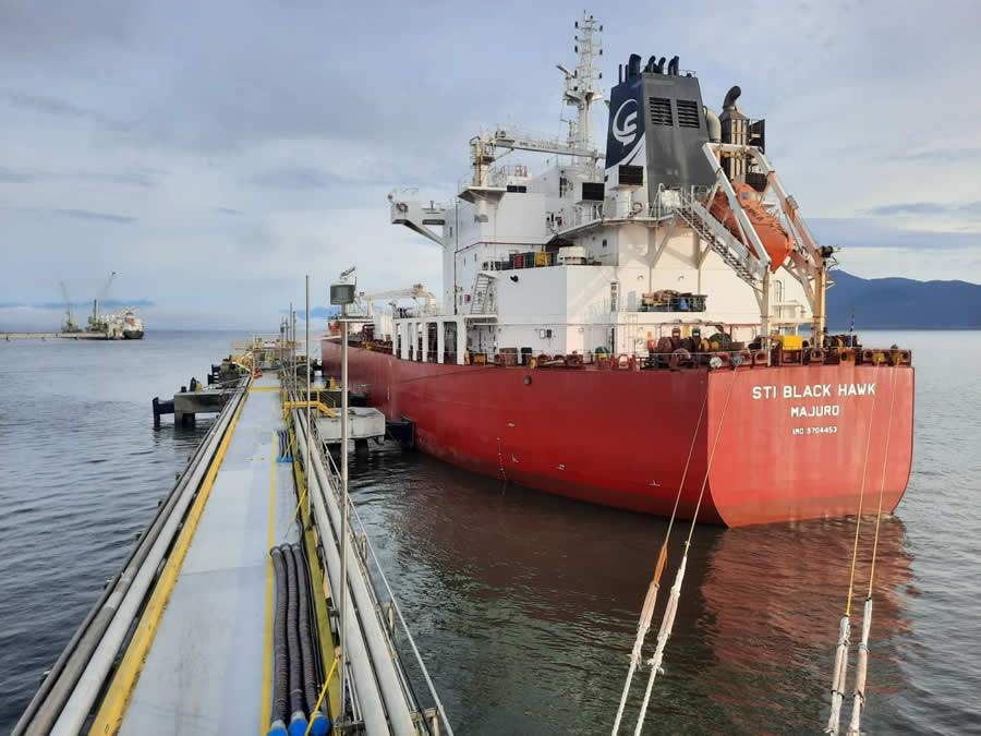 O &oacute;leo de soja degomado embarcado pelo terminal da Cattalini tem como origem os estados do Paran&aacute;, Mato Grosso, Mato Grosso do Sul, Rio Grande do Sul, S&atilde;o Paulo e Goi&aacute;s, sendo a &Iacute;ndia seu principal destino