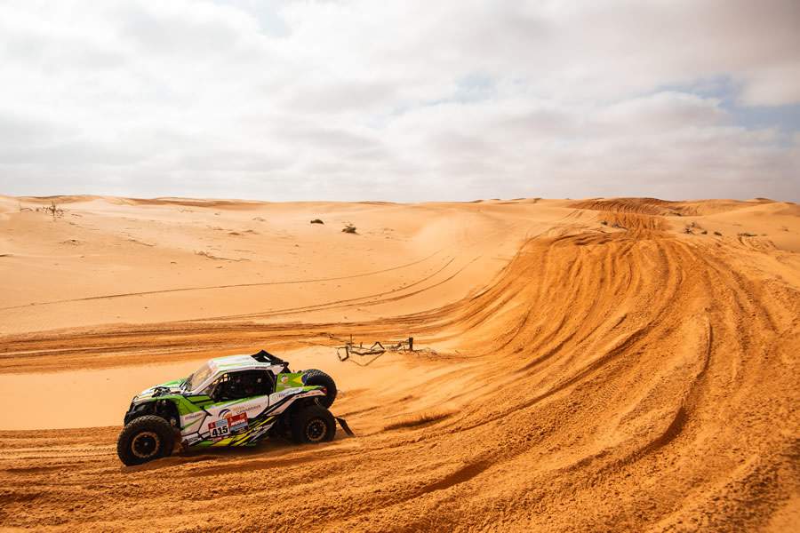 Luppi/Justo na Especial desta segunda-feira do Dakar - (Jos&eacute; M&aacute;rio Dias/Fotop)