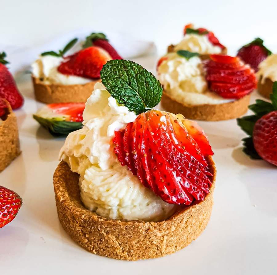 Tortelete de Morangos Zero Açúcar