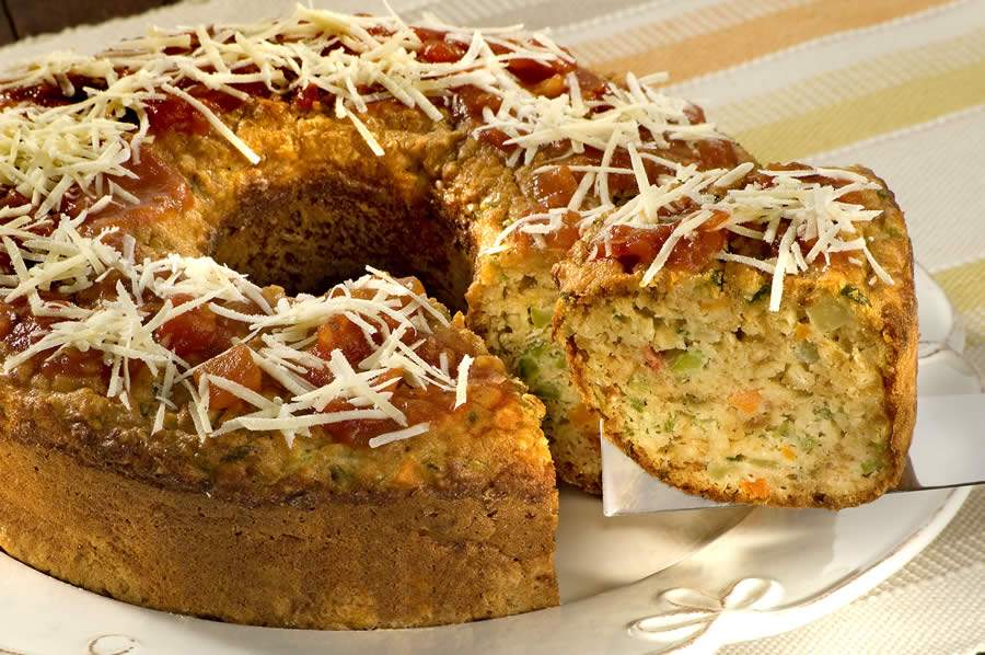 Bolo de Legumes com Queijo Zabet - Marca Zabet divulgação