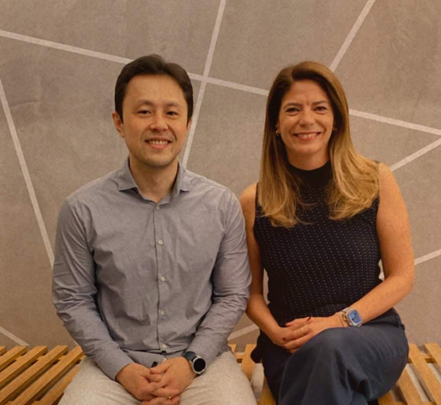 Fabio Gobara e Liliana M&aacute;rquez