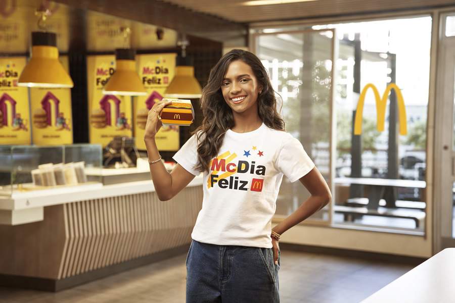 Raýssa Leal - Embaixadora do McDia Feliz - Crédito: Divulgação McDonald&#039;s