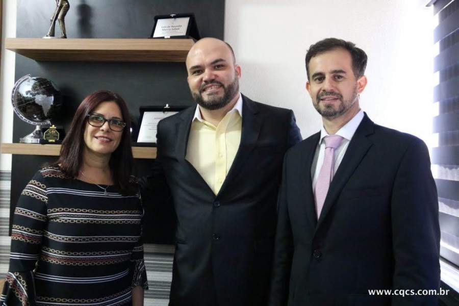  A diretoria do CCS-RJ, da esquerda para direita: Sonia Marra, Fabio Izoton e Luiz Mário Rutowitsch (Foto: Divulgação)
