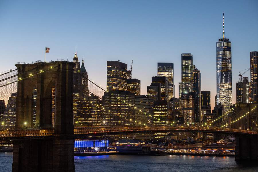 O total de 61,8 milhões de viajantes em Nova York este ano representa uma recuperação de 93% em relação aos níveis recordes de visitação da cidade, alcançados em 2019 (Crédito: Julienne Schaer/New York City Tourism + Conventions)