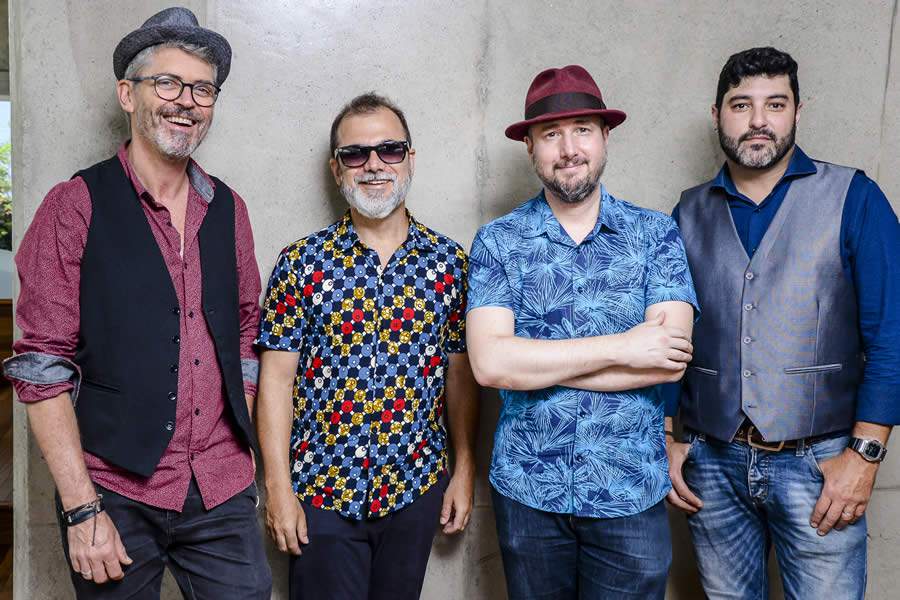 Marcos Klis, Humberto Zigler, Andr&eacute; Youssef e Andr&eacute; Carlini - (Cr&eacute;dito: Carla Sagula)