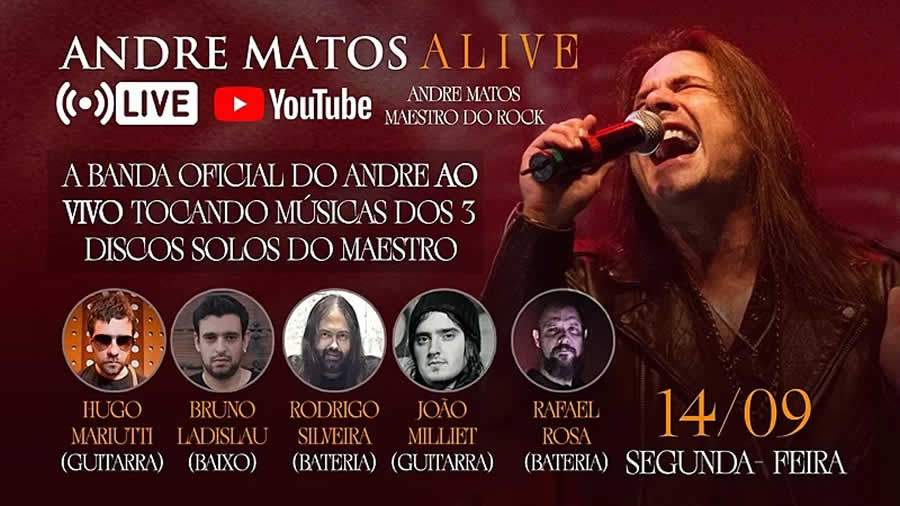 Andre Matos e banda solo “voltam” em show ‘Alive’ através de financiamento coletivo com ajuda dos fãs