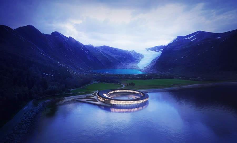 Hotel mais sustentável do mundo será inaugurado na Noruega em 2021