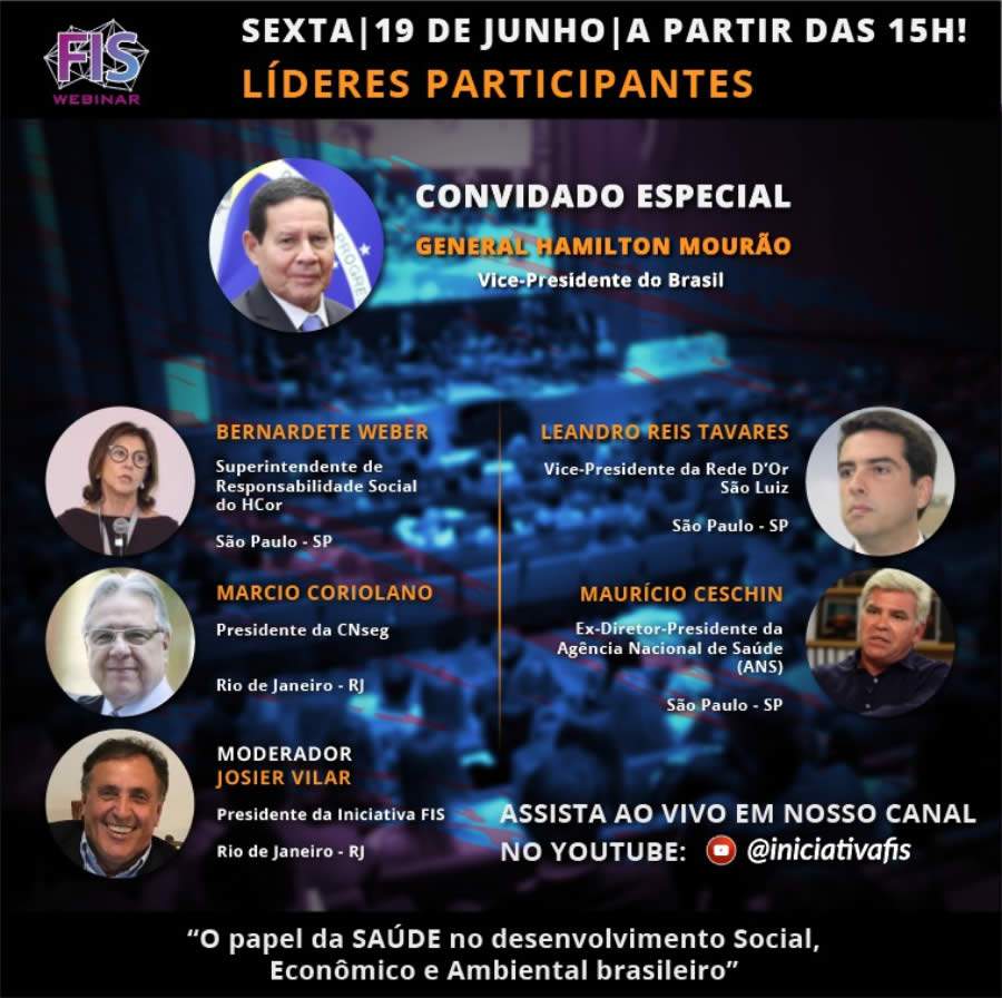 Marcio Coriolano participa de webinar da Iniciativa FIS