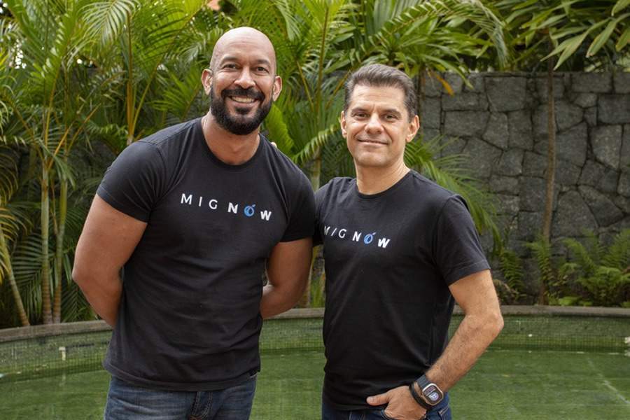 Guilherme Joventino (à esquerda) e Paulo Secco (à direita), sócios e fundadores da Mignow