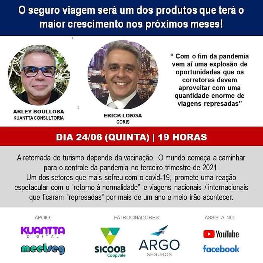 SEGFLIX realiza transmiss&atilde;o sobre Seguro Viagem