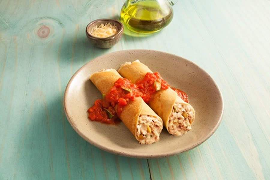 Panquecas de Aveia Com Patê de Atum