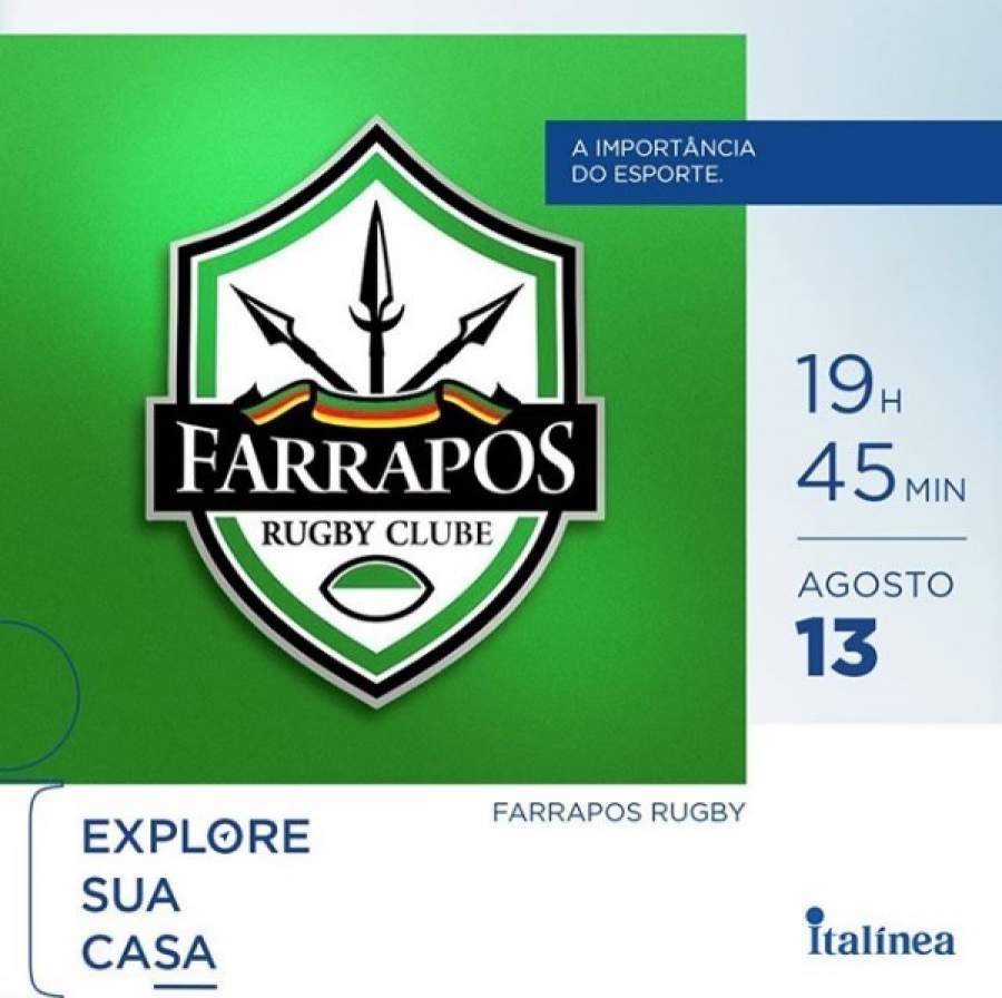 Rugby e a importância do esporte são assuntos de live promovida pela Italínea