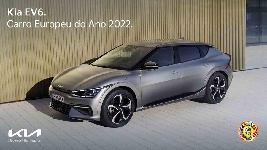 Kia EV6 &eacute; eleito o Carro do Ano de 2022 na Europa