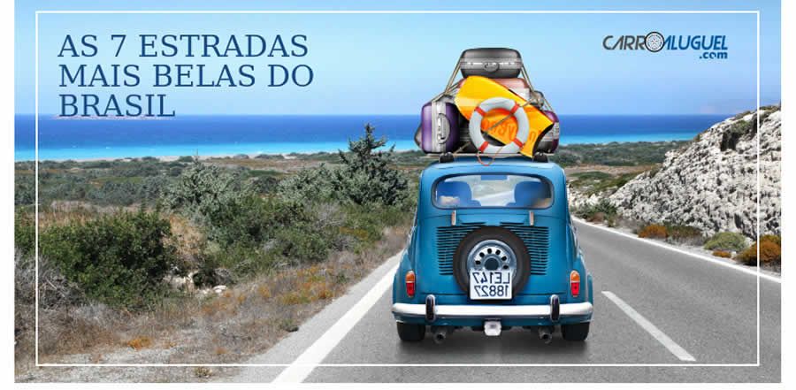 Infogr&aacute;fico As 7 estradas mais belas do Brasil