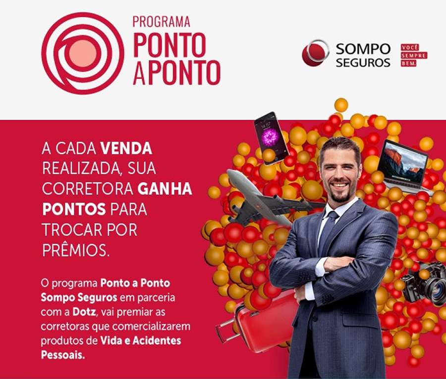 SOMPO SEGUROS lança programa de incentivo para Seguro de Vida com mais de 50 mil opções de prêmios para o corretor de seguros 