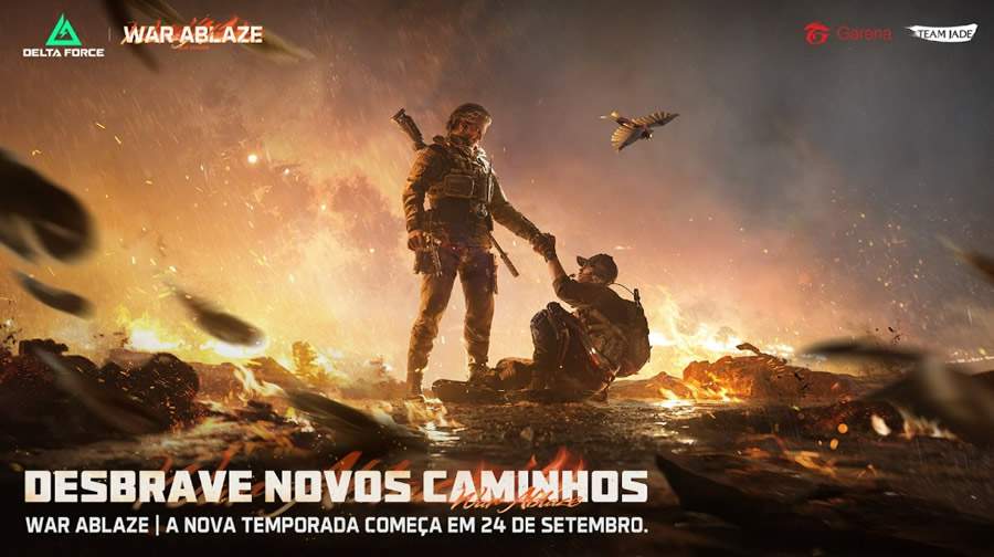 Garena Delta Force revela novos conteúdos da próxima temporada: War Ablaze