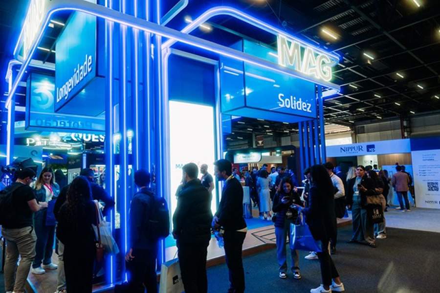 Stand do Grupo MAG na Expert XP 2025